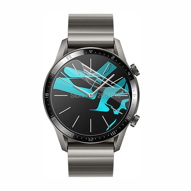 3 шт для HUAWEI WATCH GT 2 46 мм Sport/Classic/Elite Edition полная мягкая защитная пленка TPU Защитная пленка для экрана(не закаленное стекло