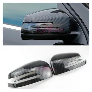 

For Mercedes Benz AMG E Class 2011-2015 W212 E200 E260 E320 Mirror Overlay Rear View Cover Car Accessories