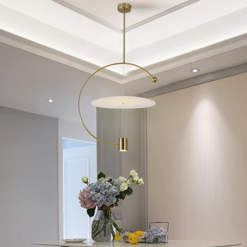 

Nordic Simple Pendant Lights Dining Room Living Room Post-modern Designer Personality Celebrity Decor Space Bar Light Fixtures