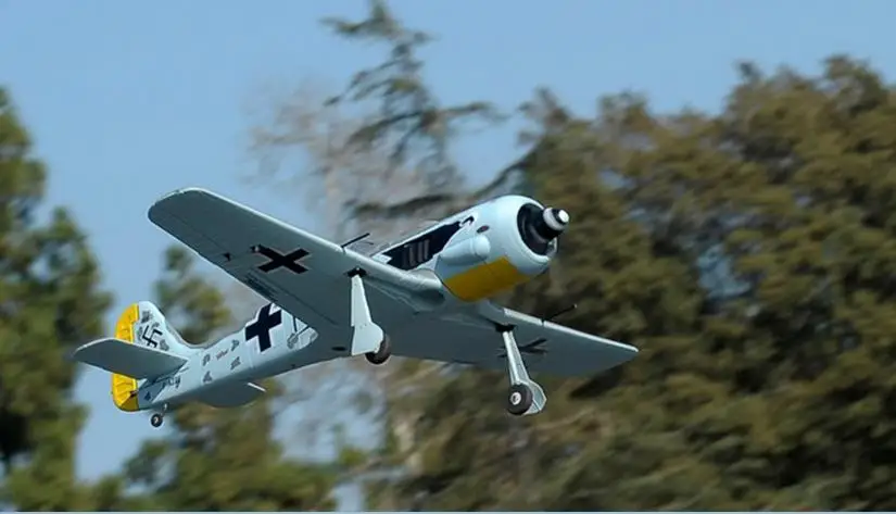 Dynam фокке Вульф FW-190 1270mm 5" размах крыльев радиупрвляемый Warbird PNP