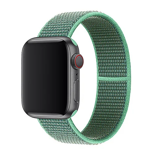 New Spearmint Спортивный нейлоновый ремешок для apple watch 4, apple watch 5, ремешок correa iwatch 44 мм, 40 мм, 38 мм, 42 мм, apple watch series 4, 3, 2, 1 - Цвет ремешка: New Spearmint