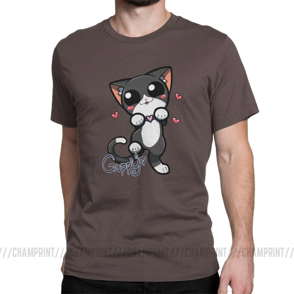 The Binding Of Isaac Guppy Футболка Мужская винтажная хлопковая Футболка с круглым вырезом футболки с коротким рукавом Новое поступление одежда - Цвет: Коричневый