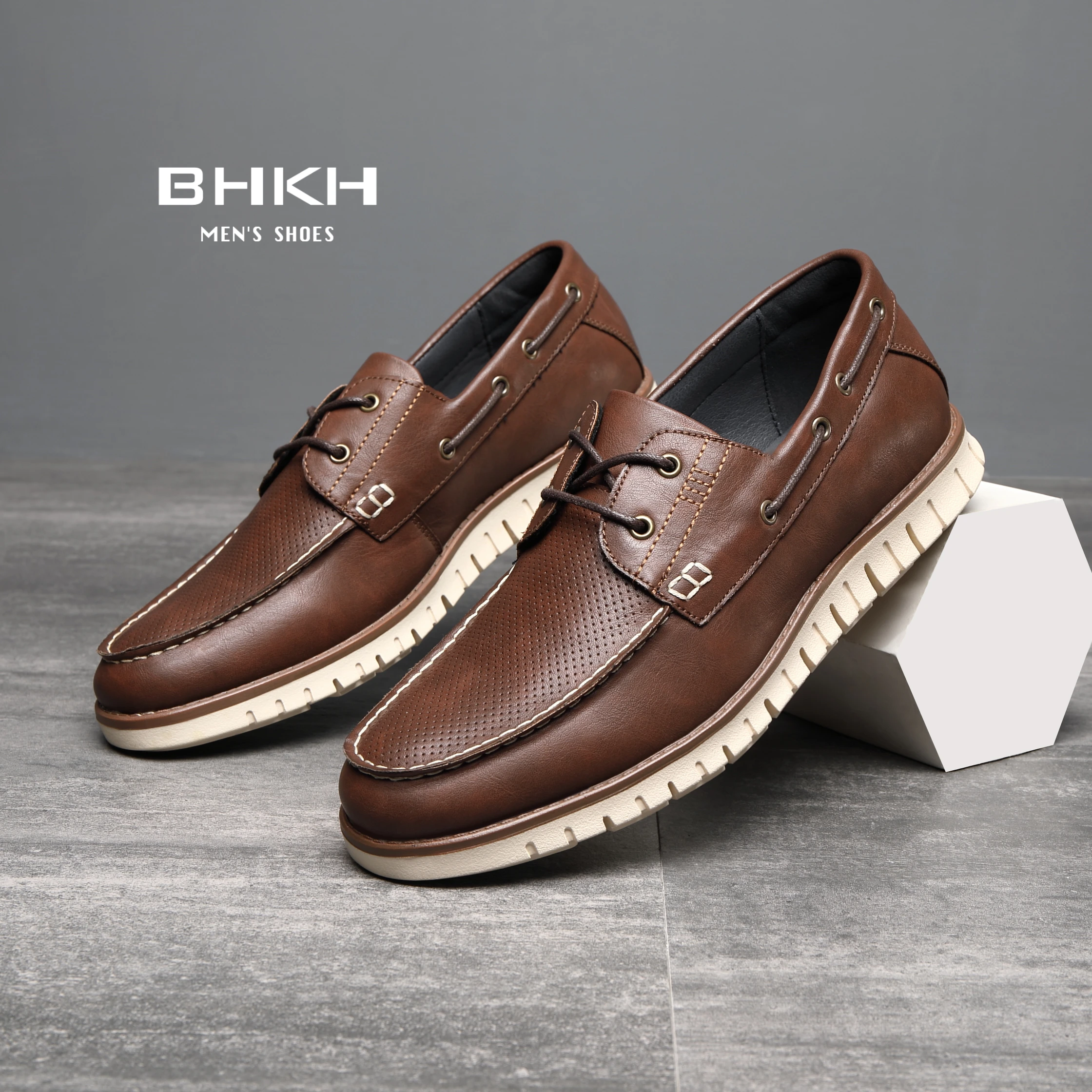 Bhkh New Man Loafers Shoes Spring/ Summer Fashion Men Casual Shoes