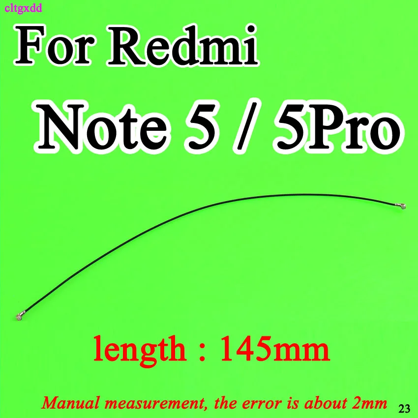 for Redmi Note 5 Cltgxdd 1 шт. для XiaoMi Redmi Note 7 6 5 4 Pro 6A 5A 4A 4X3 S2 Plus Global Wifi антенный разъем сигнала гибкий кабель - Цвет: for Redmi Note 5
