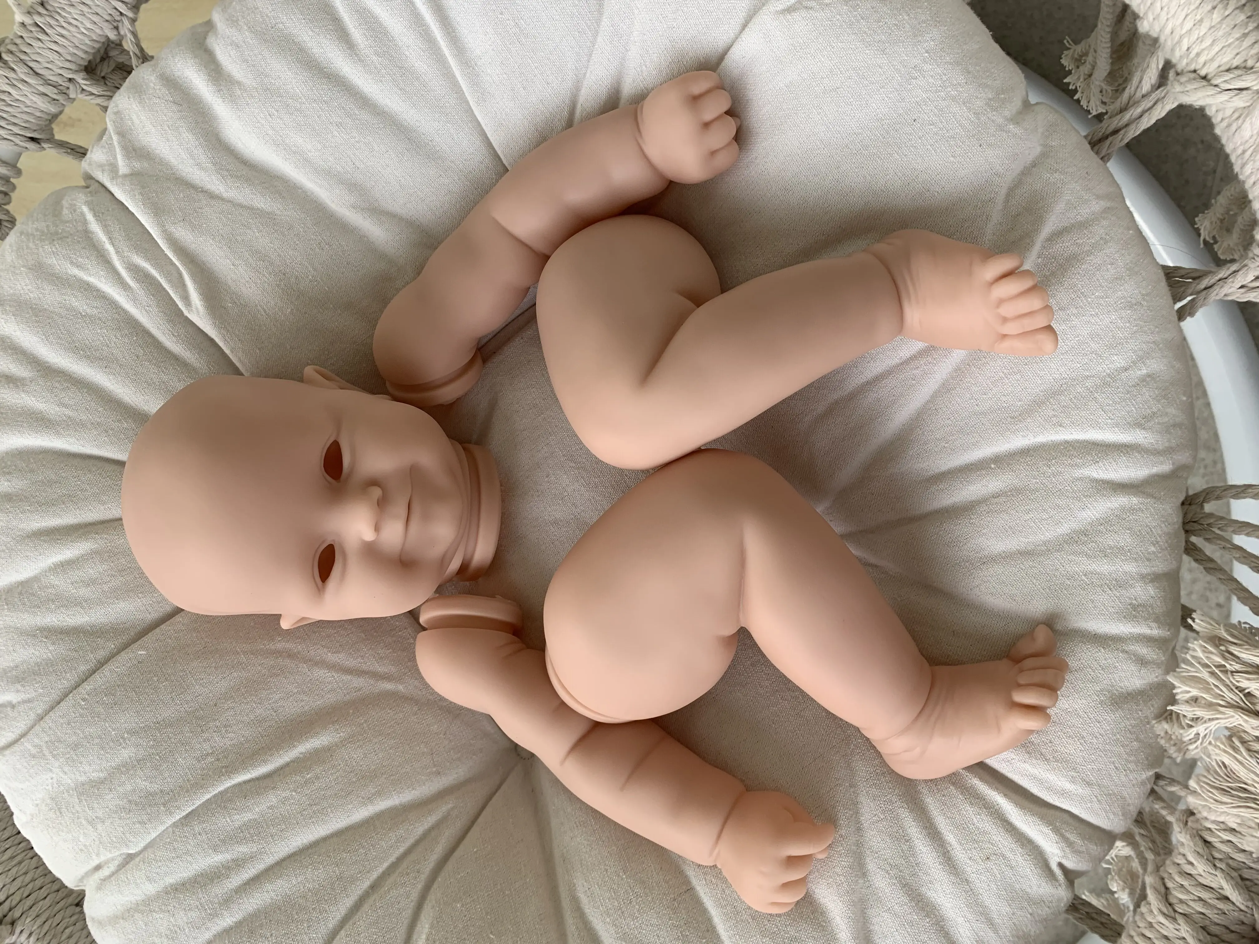 NPK 24 дюйма DIY игрушка популярная Кукла reborn набор Maddie очень мягкие реалистичные