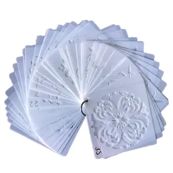 

1Set Mandala Dot Painting Templates Stencils, Small Mandala Template Stencils for DIY Art Project Rock Painting