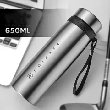 

Student Thermos Cup Large Capacity Male and Female High-grade Tea Stainless Steel Water Cup Large Thermal Kettle Thermos
