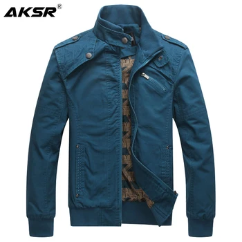 

2020 Spring Autumn Jacket for Men Cotton Tactical Military Jackets Coats Casual Stand Collar Denim Bomber Jacket Abrigo Hombre