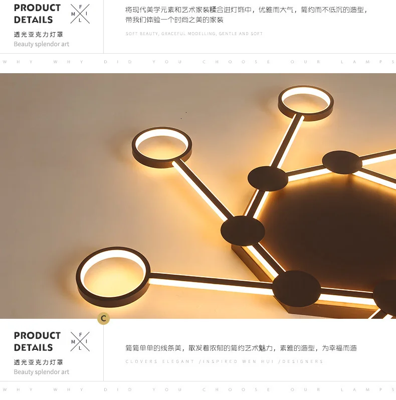 LOFAHS ceiling chandelier lamp modern led chandelier for living room bedroom kitchen dining room lighting lustre de techo