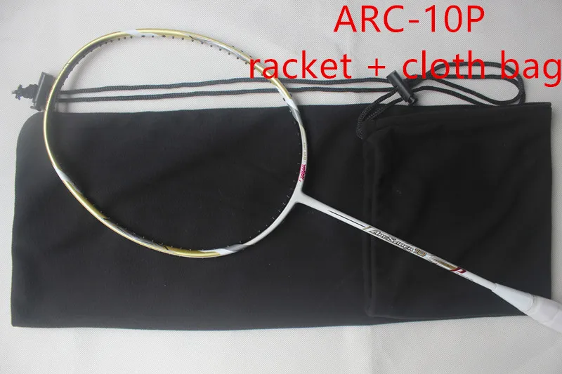 ARC 11 Arcsaber 10P ракетки для бадминтона Углеродные Т-образные 30 фунтов высокое качество. Ракетка для бадминтона ARC 10 - Цвет: ARC 10P cloth bag