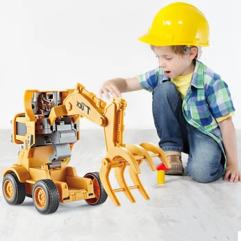 

Collision Deformation Engineering Vehicle Toy Simulation Inertia Excavator Engineering Truck Model Toy Children Birthday Gift