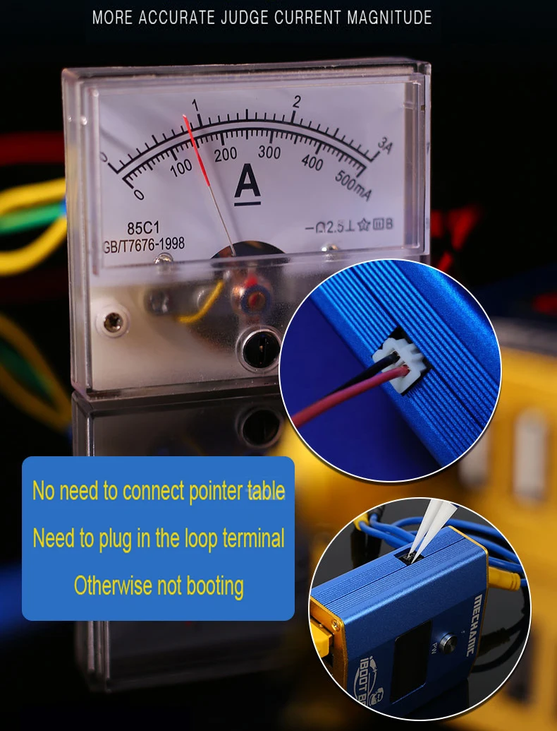 MECHANIC IBoot коробка для ремонта материнской платы телефона линия питания Тестовый Кабель для IPhone Android Ремонт батареи Boot Line светодиодный дисплей