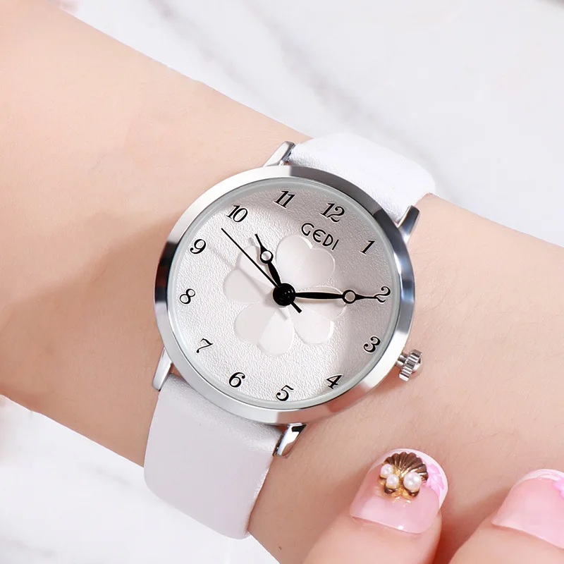 

Hot Sales New Style Hipster Flower WOMEN'S Belt Watch Students Simple Literature And Art Wrist Casual INS College Style