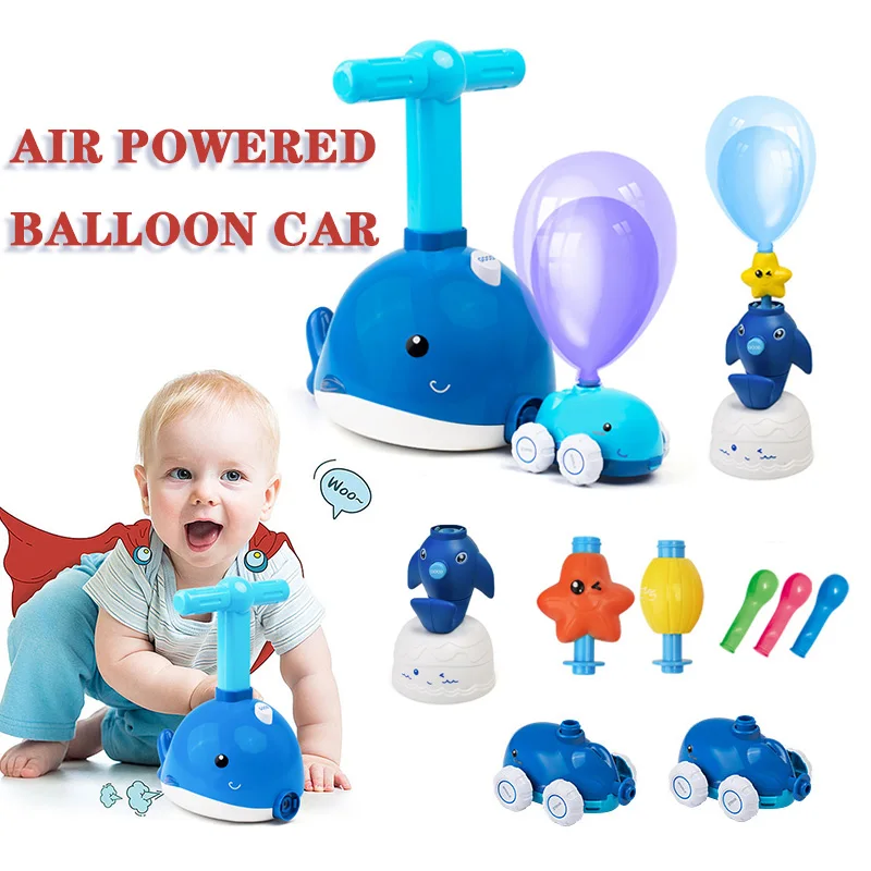 

Rocket Power Balloon Toy Launch Tower Puzzle Education Inertia Air Power Balloon Car Science Education Toy Kids Christmas Gift