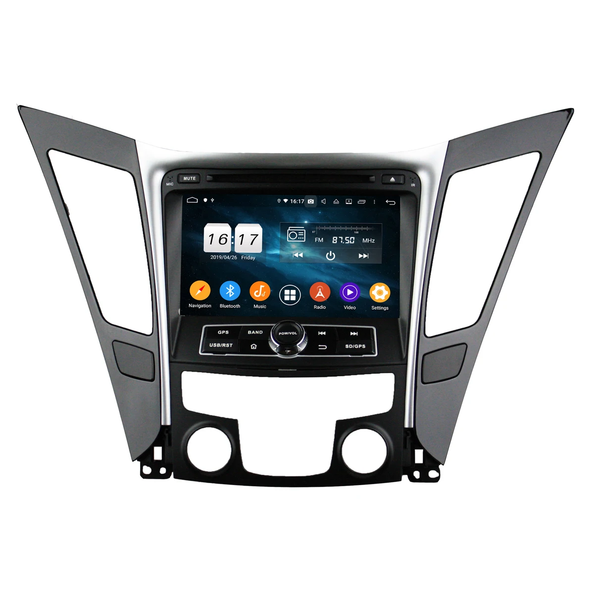 Discount Android 9.0 CAR DVD Player for HYUNDAI SONATA 2011-2013 GPS navigation Car multimedia player 4+32G 0
