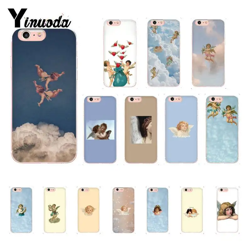 

Yinuoda fashion angle aesthetic cute Coque Shell Phone Case For iPhone 8 7 6 6S Plus X XS MAX 5 5S SE XR Cover 11 11pro 11promax