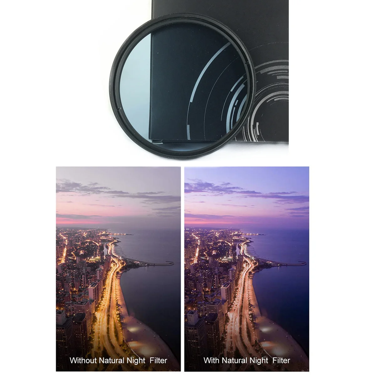 Прозрачный стеклянный фильтр для объектива Canon Nikon Sony Fujifilm 49 52 58 62 67 72 77 82 мм |