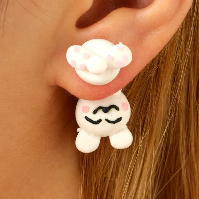 

2018 Fashion INS Ultra-Fire Hongbo Main Exaggeration Cool Ear Stud Earrings Women's Stud E