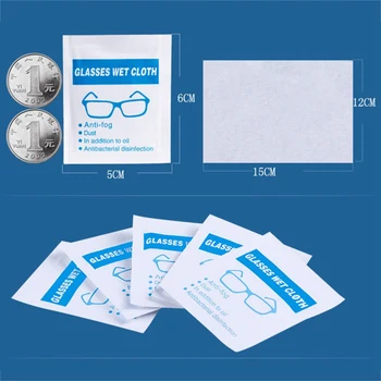 

25pcs Disposable Ethanol Wet Wipes Portable Disinfection Wet Paper For Cleaning Glasses Mobile Phone Random Color