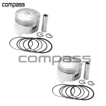 

For Steed400 KWO KWO400 BROS400 VLS400 VLX400 VRX400 NV400 NC25E NC26 NC34 Motorcycle 64 64.25 64.50 mm Piston & Rings