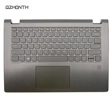 New For Lenovo Yoga 530-14 530-14IKB Flex 6-14IKB 6-14ARR Upper Case Palmrest with Keyboard Backlit Gray 5CB0R08815
