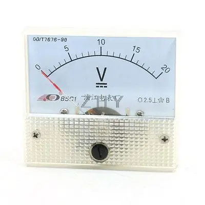 

DC 20V Fine Adjustable Dial Voltmeter + Installing Part