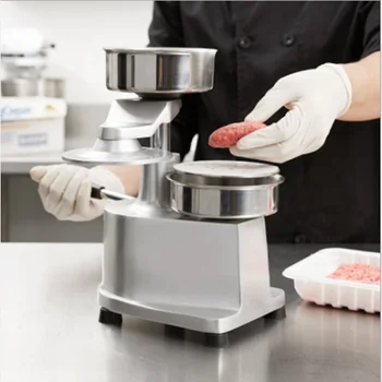 

100/130mm Manual Hamburger makers Press Burger Forming Machine Round Meat Shaping Aluminum Machine Forming Burger Patty Makers