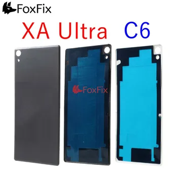 

For SONY XPERIA C6 Back Battery Cover Door XA Ultra Rear Housing For 6.0" SONY C6 Battery Cover Case Chassis F3211 F3213 F3215