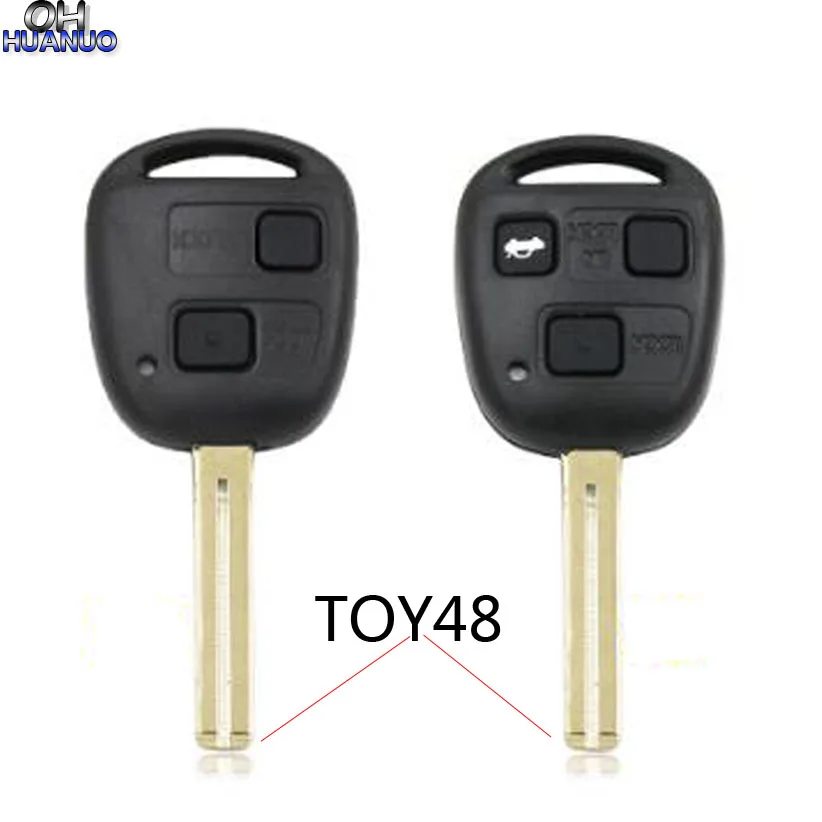 2/3 кнопки дистанционный ключ-брелок от машины чехол Shell для Lexus ES300 GX470 LS430 RX400h Toy48