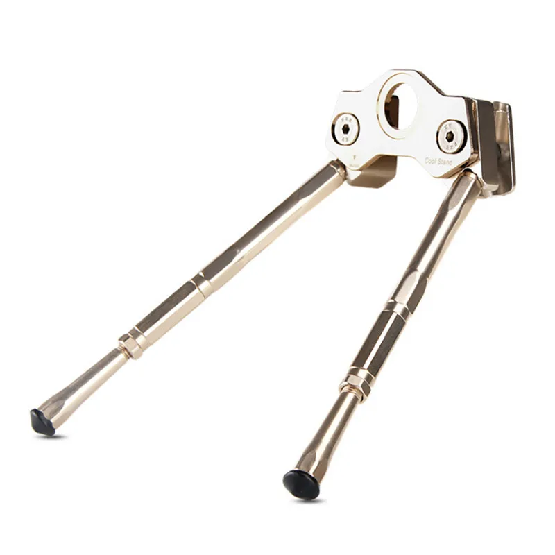 Bicycle Kickstand Aluminum Alloy Adjustable anti-rust anti-slip Bike Stand Foot Brace Parking Rack Mountain Bike Support