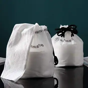 

Disposable Face Towel Cleansing Pearl Pattern Soft Fiber Cotton Pad Beauty Wet And Dry Wipe Washcloth Portable Travel #7