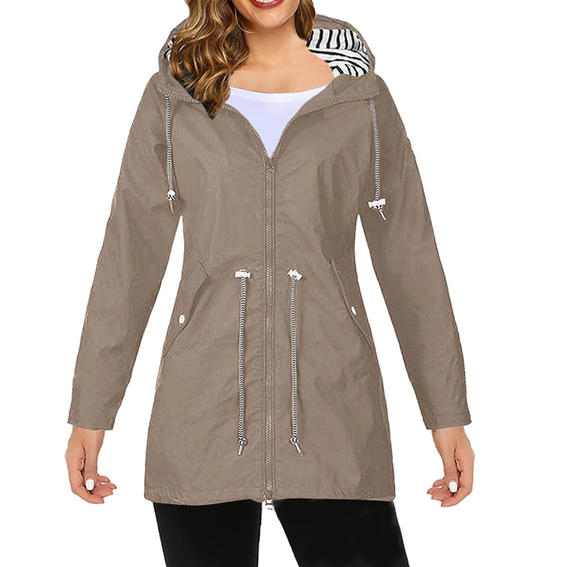 long winter raincoat