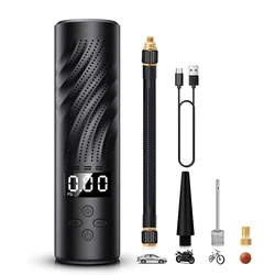 Compresseur d'Air Portable DC 12 V pour Pneus d'Automobile, Moto et Vélo, Pompe de Compresseur d'Air 150 PSI 