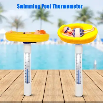 

DIY Creative swimming pool thermometer funny man woman floating pool thermometer household hot water temperature tester 1PC NEW