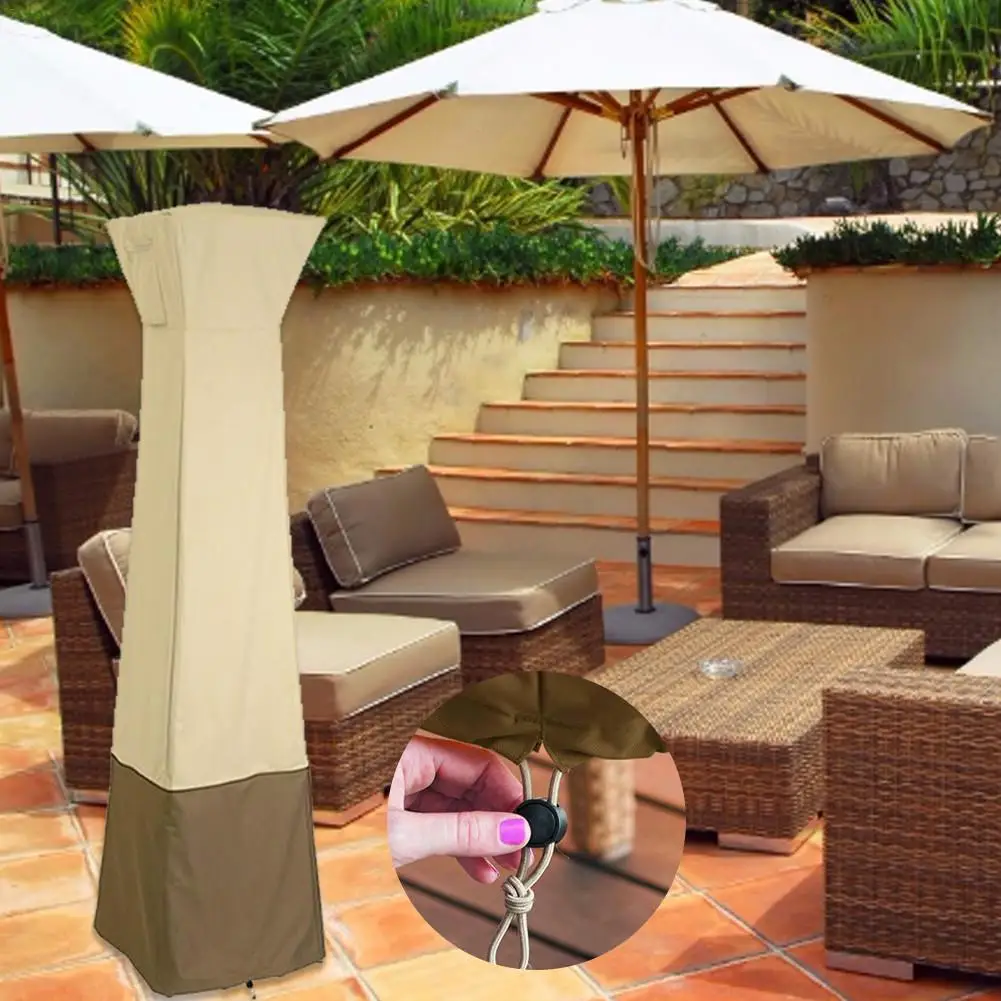 

Waterproof Garden Heater Dust Cover Protector 420D Oxford Cloth Heater Veranda Patio Heaters Canopy Terrace Anti-Dirty Supplies