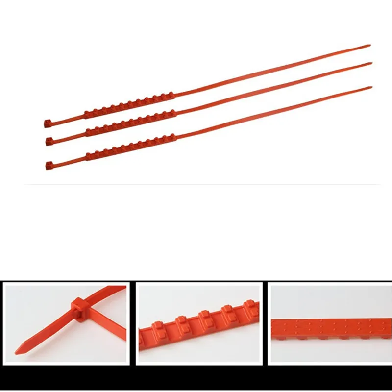

Chunmu Snow chains Car-styling KAKUDER Spikes For Tires 1Pcs Winter Snow Chains for Car Mud Wheel Tyre Thickened Tire Tendon