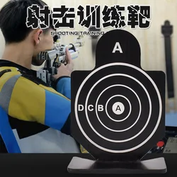 4PCS Sports Training Target Supplies Aluminum Alloy Shooting Target Competitive for Indoor Exercise Sport Military Fan Equipment