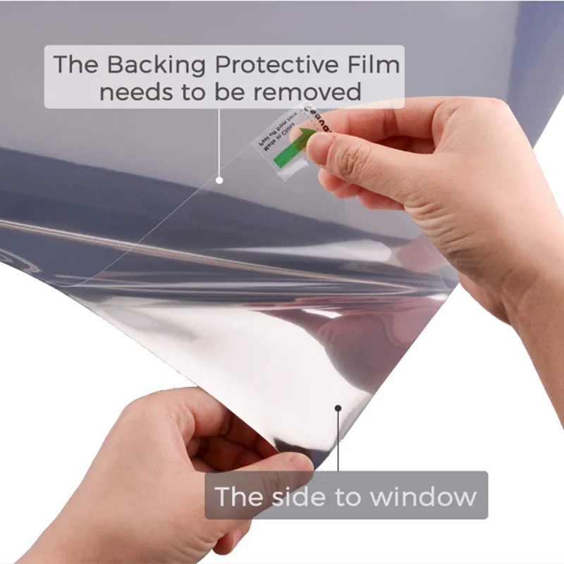 One-Way Mirror Window Film Anti-UV Privacy Self-Adhesive Decorative Window Shades 8M/6M/4M/2M Homes And Offices window film,window privacy film