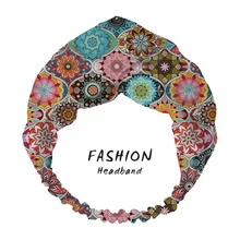 

2020 Fashion Summer Women Print Hair Accessories Headband Bandanas Hairband Headwear Headband Headdress Women Hair Scrunchies