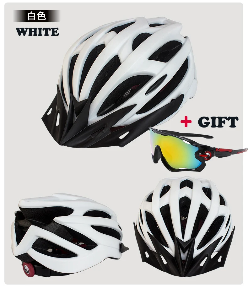 2020 Lightweight Cycling Helmet Bike Ultralight helmet Intergrally-molded MTB Mountain Road Bicycle Helmet Safe Men Women