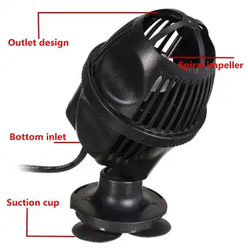 

New 3W-25W Submersible Wave Maker Water Pump Powerhead Pump Marine Reef Coral Filter for Aquarium Fish Tank Aquarium Pump 220V