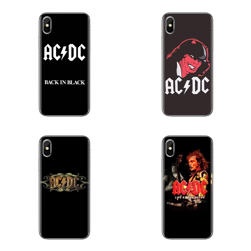 AC DC Музыка тяжелого металла силиконовый браслет корпус телефона для Xiao mi 6 A1 Max x 2 5X