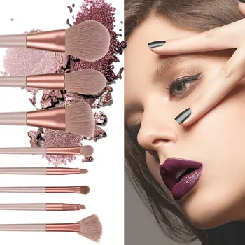 

8 Pcs Makeup Brushes Set Eye Shadow Foundation Powder Eyeliner Eyelash Brush Cosmetic Beauty Make Up Tools New