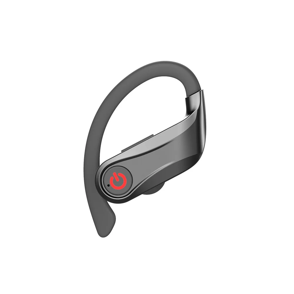 True TWS V5.0, Bluetooth наушники, ушные крючки, дизайн, черные, беспроводные наушники, мощность экрана, зарядный чехол, наушники, гарнитура