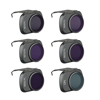 

6 in 1 Set Mavic Mini Filter ND-PL CPL ND8 ND16 ND32 ND64 PL Adjustable Aluminum Alloy Filter For DJI Mavic Mini Accessories