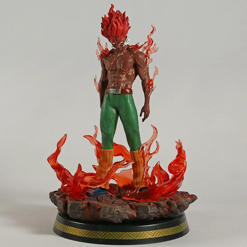 NARUTO MAITO GAI Eight Inner Gates Decor Figure With LED Eye-Light display Toy
