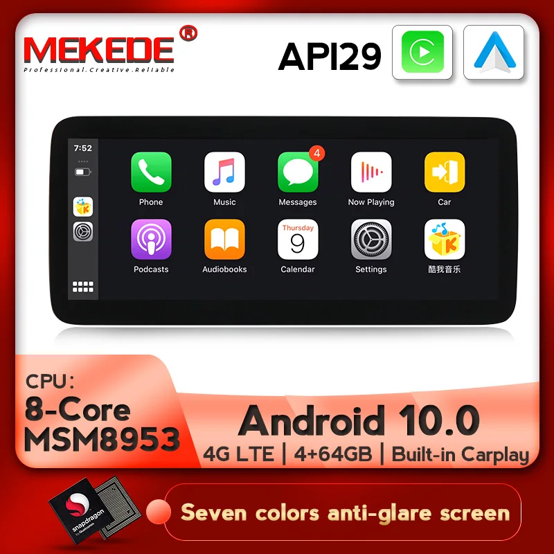 MEKEDE IPS экран Android 10 0 Авто gps nagation dvd плеер для Mercedes benz A class W176 CLA C117 / X156 NTG 4 5/5