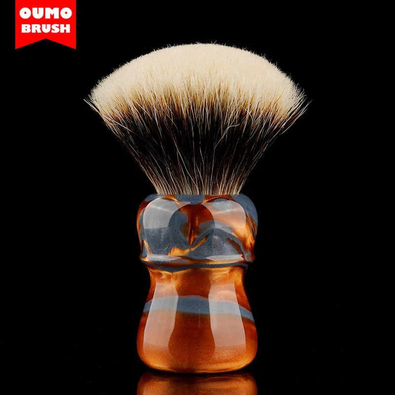 OUMO BRUSH bonfire” Shaving brush with badger hair knot