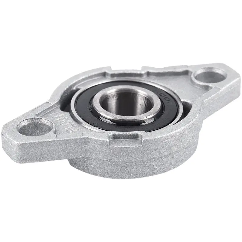 NEW-KFL001 Bore Inner 12mm Flange Ball Mounted Pillow Block Bearings