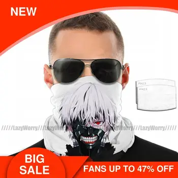 

Tokyo Ghoul Mouth Face Mask Ken Kaneki Tokyo Ghoul Facial Mask Polyester Cool with Filters for Adult Mask